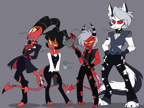 Helluva Boss in Genderbent by Chizitx | Rule 63 | Know Your Meme Boss Series, Boss Outfit, Rule 63, Boss Wallpaper, Monster Hotel, Vivziepop Hazbin Hotel, Hotel Art, 영감을 주는 캐릭터, Helluva Boss