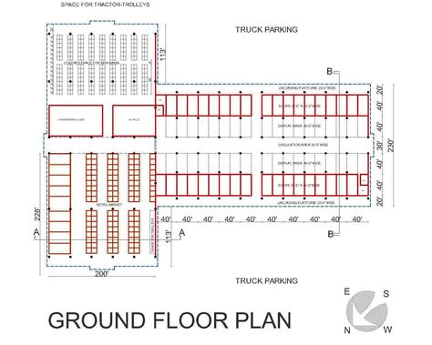 Idea 230081: FRUIT AND VEGETABLE MARKET, MOHALI, PUNJAB Fruit And Veg Market, Bathroom Layout Plans, Fruit And Veg Shop, Vegetable Market, Fruit Company, Plan Layout, Fruit And Vegetable Storage, Fruit Shop, Floor Plan Layout