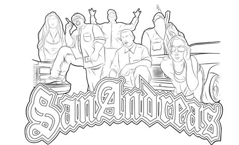 yes, what should I say about that... GTA San Andreas is arguably the best GTA that I and many millions of other people have played (judging from the campaign story). This image represents some of the characters from the game. Intended as a chest or backpiece. Gta San Andreas Tattoo Ideas, Gta Drawings, Gta Tattoo Ideas, Gta Tattoo, Gta Sandreas, Arm Tattoos Black, San Andreas Gta, Gta 6, Gta San