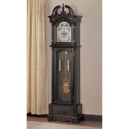 House Accents, Coaster Furniture, Grandfather Clock, Antique Wall Clock, Antique Decor, Brown Wood, Accent Furniture, Westminster, Aesthetically Pleasing