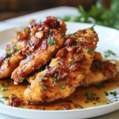 Bacon Brown Sugar Chicken Tenders Recipe - Flavor Nectar Chicken With Bacon, Pan Chicken Tenders, Chicken Tenders And Bacon Recipes, Kardea Brown Recipes Chicken, Brown Sugar Bacon Chicken, Recipes For Chicken Tenders, Bacon Brown Sugar Chicken, Bacon Brown Sugar Chicken Tenders Recipe, Bacon Brown Sugar Chicken Tenders