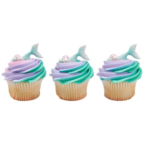 Mini Mermaid Creations Ariel Doll Cake, Cinderella Doll Cake, Princess Cupcake Cake, Cake Frame, Mermaid Birthday Party Decorations, Mermaid Cupcakes, Mermaid Theme Birthday Party, Edible Decorations, Edible Cake Decorations