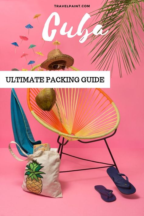 Definitive Cuba Packing List: What to pack for Cuba and Cuba travel tips Cuba Travel Outfit, Cuba Packing List, Trip To Cuba, Packing Guide, Cuba Travel, What To Pack, Travel Outfit, Packing List, Cuba