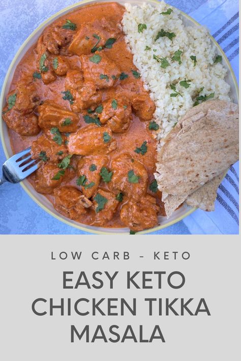 Keto Tikka Masala, Keto Chicken Tikka Masala, Keto Indian Recipes, Keto Indian Food, Popular Drink Recipes, Keto Curry, Indian Masala, Chicken Tikka Masala Recipes, Best Keto Meals