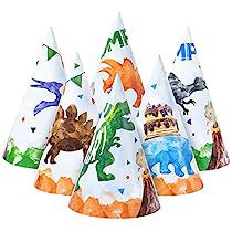 Dinosaur Hats, Mermaid Party Hats, Dinosaur Party Hats, Watercolor Dinosaur, Cone Hat, Dinosaur Party Supplies, Dinosaur Hat, Video Games Birthday Party, Art & Craft Paper