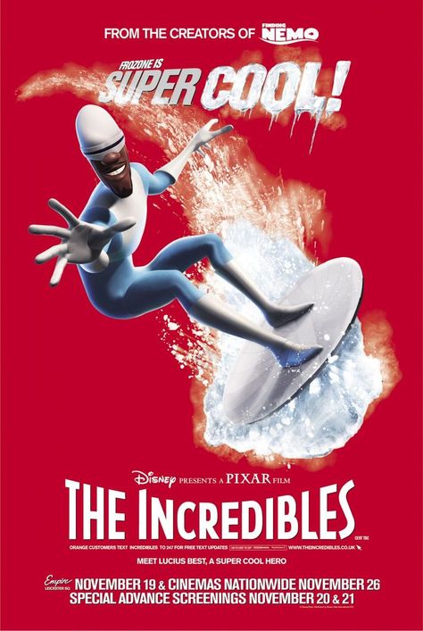 THE INCREDIBLES (2004) The Incredibles 1, The Incredibles 2004, Movie Romance, Cruz Ramirez, Animated Movie Posters, Mr Incredible, Superhero Family, Pixar Animation Studios, Disney Presents