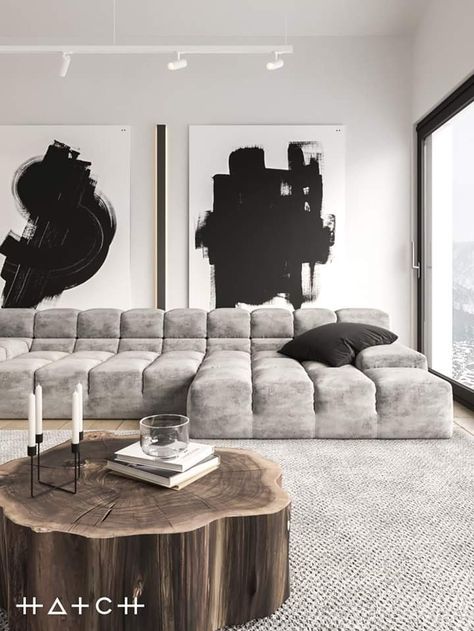 Pyjama Lounge Living Rooms, Contemporary Lounge, Luxury Landscaping, Black Interior Design, Living Room Sofa Design, Riga Latvia, Room Renovation, Dark Interiors, Design Your Dream House