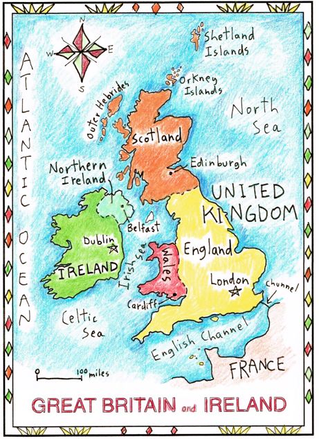 Easy and Fun: British Isles Basic Facts! - Maps for the Classroom British Wallpaper, British Isles Map, British Isles Cruise, Map Of England, Map Of Great Britain, Uk Map, British Aesthetic, Map Of Britain, London Wallpaper