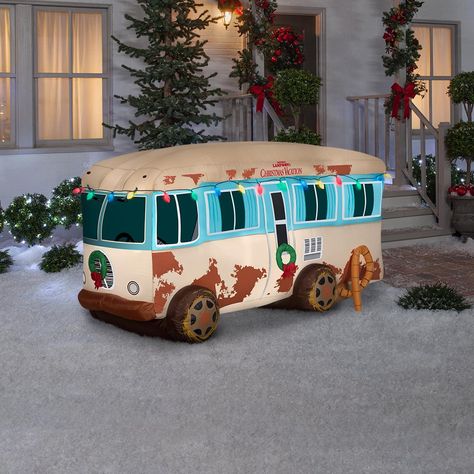 A Giant Inflatable National Lampoons Christmas Vacation RV is on Sale, and You Know You Want One - Her View From Home Griswold Christmas Party, National Lampoon Christmas, Christmas Vacation Party, National Lampoon's Christmas Vacation, Griswold Family Christmas, National Lampoon, Cousin Eddie, Holiday Inflatables, Griswold Christmas