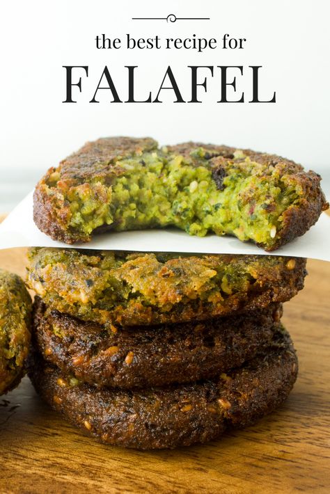 Simple Starters, Best Falafel Recipe, Falafel Recipes, Gluten Free Falafel, Make Falafel, Hummus Falafel, Best Falafel, Garbanzo Bean Recipes, Homemade Falafel