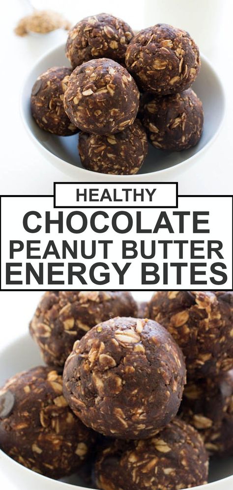 Chocolate Energy Bites, Peanut Butter Energy Bites, Energy Bites Recipes, Protein Bites, Protein Balls, Peanut Butter Protein, Chocolate Protein Powder, 140 Pounds, Energy Bites