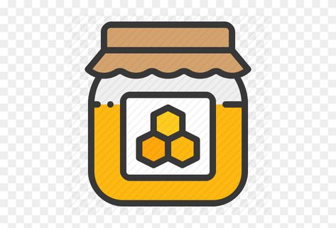 512x512 Bee, Farm, Honey, Honey Jar, Jar, Sweet Icon - Honey Jar Clipart Honey Reference, Honey Drawing, Jar Clipart, Jar Image, Sweet Logo, Honey Logo, Bee Logo, Visual Library, Bee Farm