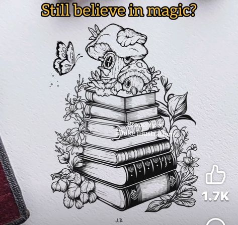 Book Inspired Tattoos, Feminine Shoulder Tattoos, Wrist Tattoo Cover Up, Bookish Tattoos, Wing Tattoo Designs, Mushroom Tattoos, Kawaii Tattoo, Leg Tattoos Women, Traditional Tattoo Art