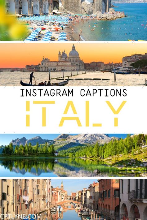 Are you looking for inspo? Here are 70 most beautiful Italy quotes, they are also the perfect Italy instagram captions for your next post. / italy travel quotes / italy travel / italy quotes aesthetic / italy quotes travel / italy quotes instagram / italy quotes for instagram / italy quotes love / italy quotes funny / italy instagram captions milan / italy instagram captions venice / italy instagram captions ideas / italy instagram captions travel Captions In Italian, Wanderlust Captions, Italy Instagram Captions, Travel Quotes Italy, Italy Aesthetic Summer, Instagram Captions Travel, Italy Quotes, Instagram Italy, Italy Instagram