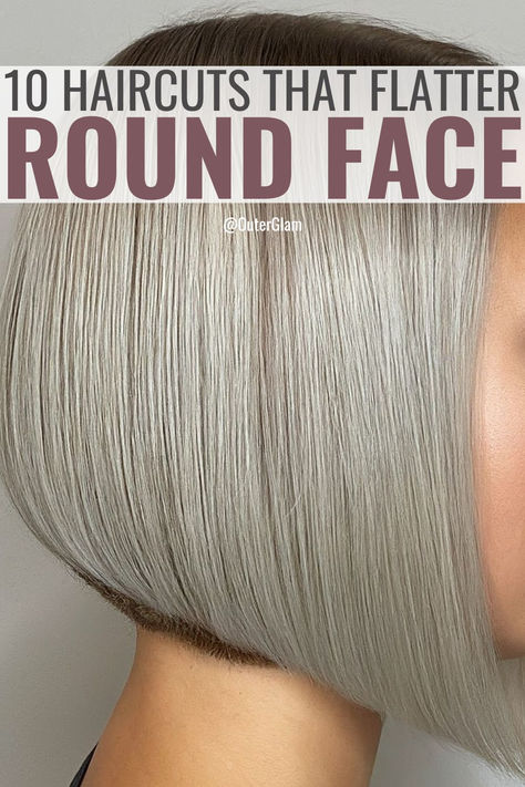 Whether you have a round face and struggle to find haircuts that highlight your features, or you're simply looking to change up your look, this selection is for you. If you wish to discover styles that complement your round face beautifully, here is the information you need. Unveil the top 10 haircuts designed to flatter round faces. Haircuts For A Change, Flattering Bob Hairstyles, Over 60 Hairstyles For Women Round Faces, Shoulder Length Hairstyles Round Face, Bob Cuts For Round Faces, Fine Hair Round Face Haircut, Straight Haircuts For Round Faces, Fine Flat Hair Round Face, Haircuts For Women With Round Faces