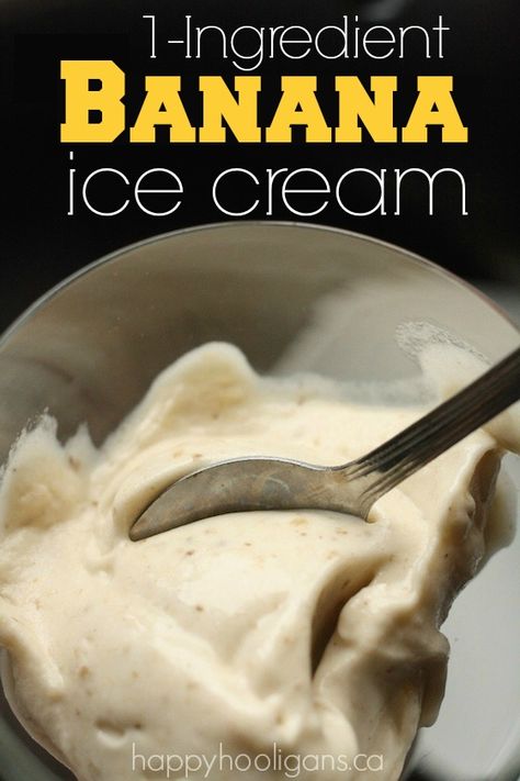 How to Make One-Ingredient Banana Ice Cream Frozen Banana Ice Cream, Frozen Banana Recipes, Healthy Homemade Ice Cream, Banana Ice Cream Recipe, Ice Cream At Home, Banana Ice Cream, Soft Serve Ice Cream, Cream Desserts, Ice Cream Desserts