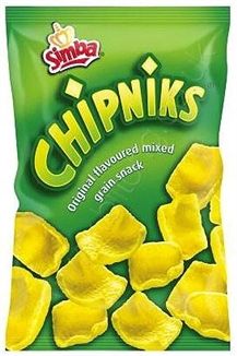 Simba Chipniks Original 100g South African Snacks, African Snacks, Bbq Corn, Peppermint Crisp, Spicy Corn, Vegetable Platter, Potted Beef, Potato Crisps, Cereal Bars