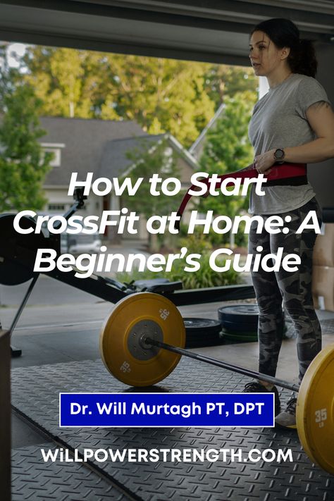 Transform your garage into a CrossFit box with this comprehensive guide to home CrossFit training. Learn how to start and optimize your daily workouts, build consistency, and achieve results without a gym membership. Perfect for beginners and experienced CrossFitters looking to train at home. #CrossFitWorkoutsAtHome #GarageGym #HomeWODs Crossfit Garage Gym Workout, Crossfit Kids Workouts, At Home Crossfit Workouts, Home Crossfit Workouts, At Home Crossfit, Home Crossfit, Crossfit Garage Gym, Crossfit Workouts For Beginners, Crossfit Program