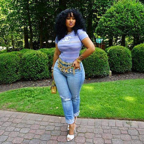 Tammy Rivera Outfits Summer, Tammy Rivera Instagram, Curvy Fashion Fall, Tammy Rivera Outfits, Chubby Girl Fashion, Autumn Fashion Curvy, Tammy Rivera, You Miss Me, Jeans Fits