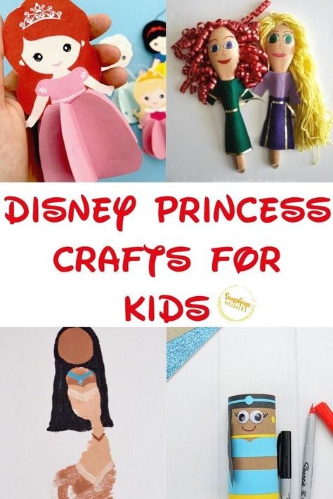 Princess Crafts For Kids, Elsa Crafts, Disney Princess Crafts, Castle Crafts, Girls Crafts, Fairy Tale Crafts, Paper Doll Craft, Sew Crafts, Princess Crafts