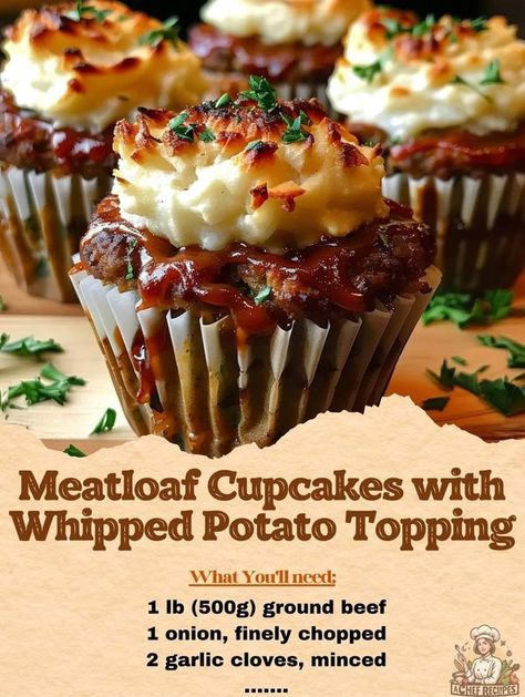 Meatloaf Cupcakes With Whipped Potatoes, Ree Drummond Meatloaf, Bobby Flay Meatloaf, Pioneer Woman Meatloaf, Chef Bobby Flay, Meatloaf Cupcakes, Pioneer Woman Ree Drummond, Whipped Potatoes, Cooking Lover