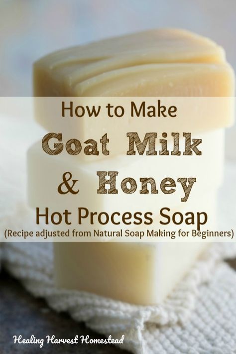 Natural Soap Making, Milk And Honey Soap, Goat Milk Soap Recipe, Milk Soap Recipe, Hot Process Soap, Goat Milk Recipes, Book For Beginners, Savon Diy, Săpunuri Handmade