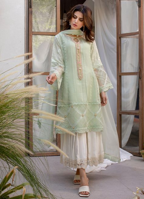 Plain Net Kurti Designs, Zubab Rana Dresses, Net Kurti Designs Style Party Wear, Net Kurti Designs Style, Net Kurti Designs, Net Kurti, Pakistani Actress Dresses, New Pakistani Dresses, Latest Pakistani Dresses