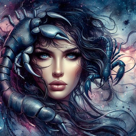 Scorpio Rising – AstroVibes Scorpio Art Goddesses, Scorpio Goddess, Scorpio Images, Rising Signs, Scorpio Rising, Scorpio Art, Capricorn Art, Scorpio And Capricorn, Scorpio Traits