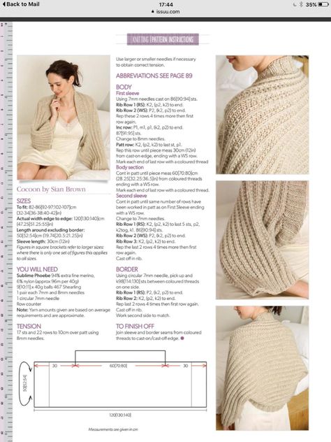 Ladies Cardigan Knitting Patterns, Shrug Pattern, Animal Knitting Patterns, Knitting Machine Patterns, Knitting Paterns, Crochet Knit Hat, Knit Shrug, Crochet Fashion Patterns, Crochet Wrap