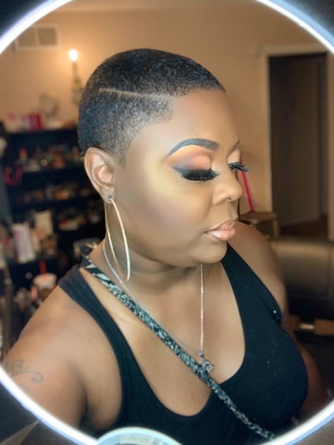 Female Fade Haircut Black Women, Low Cut Hair Black Women, Short Shaved Hair, Bald Hairstyles For Women, Fade Haircut Women, Low Cut Hairstyles, Short Black Haircuts, Cornrows With Box Braids, Hairstyle For Short Hair