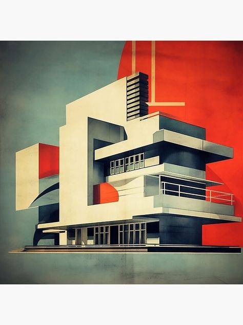 "Geometric bauhaus poster, Geometric Art, Bauhaus Design, Bauhaus Poster Print, Bauhaus Poster, Bauhaus Wall Art Framed Art Print" Framed Art Print for Sale by ArtifyAmsterdam | Redbubble Bauhaus Architecture Buildings, Bauhaus Drawing, Bauhaus Design Architecture, 1960s Architecture, Bauhaus Interior Design, Geometric Building, Bauhaus Building, Bauhaus Architecture, Bauhaus Poster