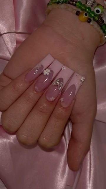 Pinkish Nails, Practice Nails, Tapered Square Nails, Tapered Square, Nails Inspo, French Tip Nails, Square Nails, Acrylic Nail Designs, French Nails