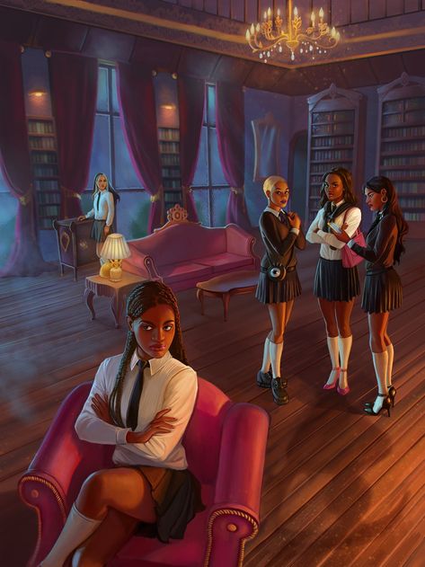 Faridah is mostly away on Twitter: "Want to know more about Book 2? 👀 WHERE SLEEPING GIRLS LIE has: 🐟 An elite boarding school in England 🐟 A Black muslim MC 🐟 Unfriendly Black and Asian Hotties solving crime 🐟 Sapphic tension 🐟 A stolen Guinea Pig named Muffin Art by the wonderful @NicoleDealArt… https://t.co/8Ku3a5Lo86" Elite Boarding School, Boarding Schools In England, Figure Drawing Tutorial, Gothic Fiction, Lady Bird, Boarding School, Comic Book Artists, Freelance Illustrator, Guinea Pig