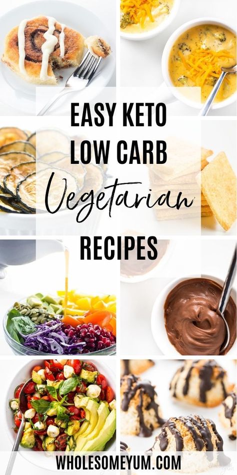 Keto Vegetarian Recipes, Vegetarian Low Carb, Keto Diet For Vegetarians, Track Calories, Eating Keto, Dinner Snacks, Wholesome Yum, Low Carb Vegetarian Recipes, Vegetarian Keto