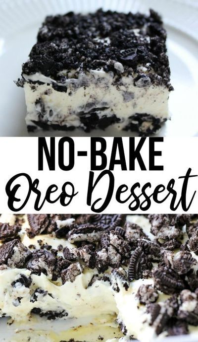 No Bake Oreo Dessert, Oreo Desserts, Oreo Dessert Recipes, Dessert Oreo, Easy Dessert Recipes Quick, Quick Dessert Recipes, Party Food Dessert, Quick Easy Desserts, Easy No Bake Desserts