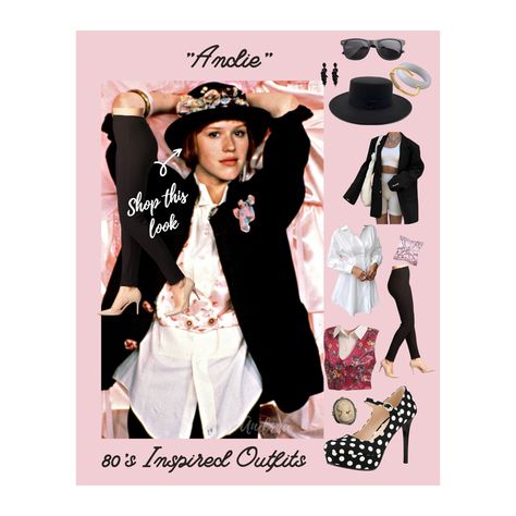 I take some classic 80’s icons and give you an updated more modern take on the classic outfit!  Just click the link and you will be directed to the items! Pretty In Pink The Movie, Pretty In Pink Outfits 80s, Pretty In Pink Outfits, Pretty In Pink Movie, John Hughes Movies, 80s Inspired Outfits, Look 80s, Pink Movies, 80s Look