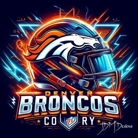 Bronco Wallpaper, Denver Broncos Art, Denver Broncos Wallpaper, Broncos Wallpaper, Nfl Logos, Denver Bronco, Denver Broncos Logo, Broncos Logo, Sports Wreaths