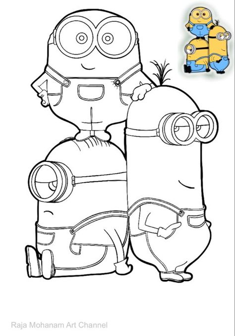 Coloring pages #coloringpages Coloring books #coloringbooks Coloring pages for kids #coloringpagesforkids Coloring pages for kids animals #coloringpagesforkidsanimals 3.800 Coloring Minions, Cartoon Character Coloring Pages, Free Disney Coloring Pages, Minion Coloring Pages, Super Mario Coloring Pages, Minions Coloring Pages, Stitch Coloring Pages, Free Kids Coloring Pages, Sette Nani