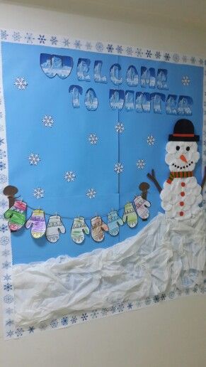 Notice Board Decoration, Soft Board Decoration, Welcome Winter, Board Decoration, School Project, School Decorations, Board Ideas, School Projects, Bulletin Board