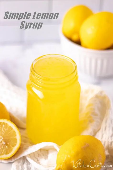 Lemon Pancake Syrup, Lemon Syrup For Drinks, Cake Simple Syrup Recipes, Lemon Syrup For Cake, Lemon Simple Syrup For Cakes, Lemon Syrup Recipe, Simple Syrup For Cakes, Cake Soak, Syrup For Pancakes