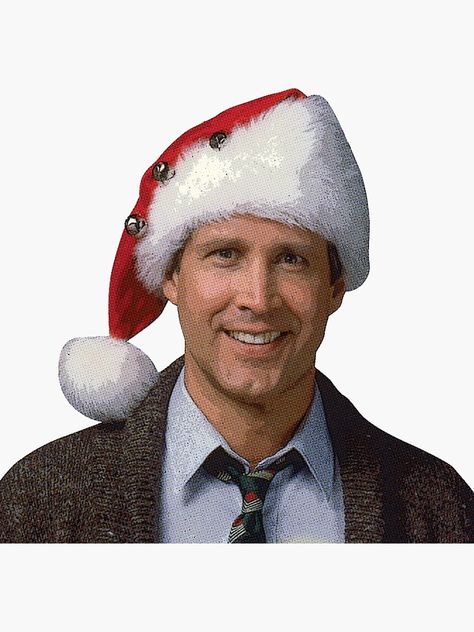 "Clark Griswold National Lampoon's 1989 Christmas Vacation movie santa hat" Sticker by starkle | Redbubble Vacation Movie, Christmas Vacation Movie, National Lampoons Vacation, Clark Griswold, National Lampoons, Happy Birthday Wallpaper, Joker Wallpapers, Birthday Wallpaper, National Lampoons Christmas Vacation