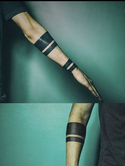 Stripe Tattoo, Band Tattoos For Men, Black Line Tattoo, Modern Art Tattoos, Forearm Band Tattoos, Band Tattoo Designs, Armband Tattoo Design, Arm Band Tattoo, Band Tattoo