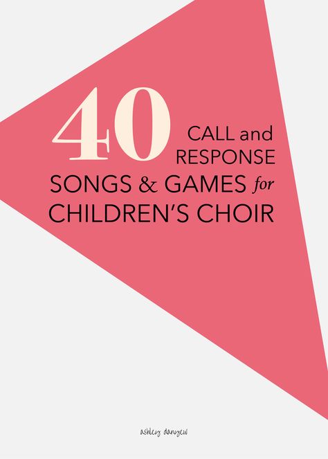 Call and response is a musical form based on dialogue - someone sings or plays a phrase of music and someone else (or a group of people) respond in the subsequent phrase. Call and response stems from a variety of musical traditions, including African, Cuban, folk, and even church music (think cantor Theatre Activities, Choir Warm Ups, Elementary Choir, Middle School Choir, Choir Songs, Singing Games, Music Teaching Resources, Vocal Lessons, Homeschool Music