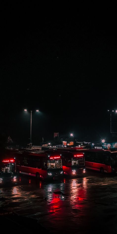 Bus Station Aesthetic, Rain Night, Metro Bus, Bus Stand, Bus Travel, Lightning Strikes, Bus Station, Night Time, Dark Aesthetic