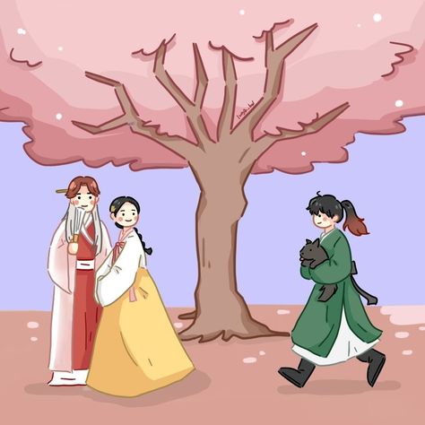 Cute Fanart, Tale Of The Nine Tailed, Nine Tailed Fox, Lee Dong Wook, Aesthetic Painting, Cute Actors, Anime Best Friends, Attack On Titan Anime, Anime Couples Drawings