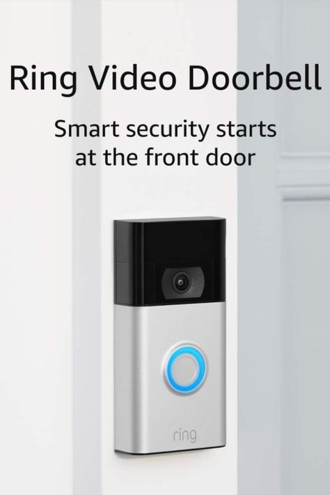 Digital Advertising Design, Home Security Tips, Ring Video Doorbell, Smart Doorbell, Diy Home Security, Doorbell Camera, Ring Video, Organisation Hacks, Door Bell