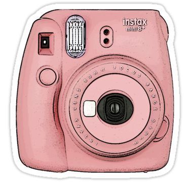 Pink Camera, Camera Drawing, Iphone Stickers, Preppy Stickers, Aston Martin Vanquish, Cute Laptop Stickers, Bubble Stickers, Tumblr Stickers, Polaroid Camera