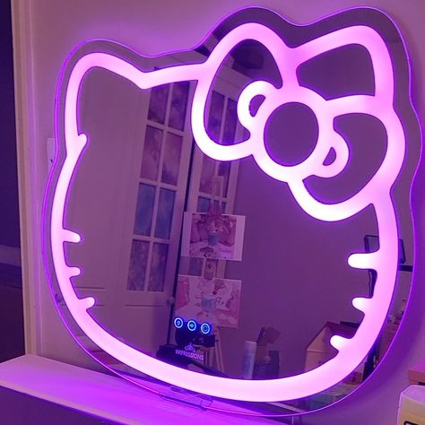 Vanity Hello Kitty, Hello Kitty Furniture, Hello Kitty Mirror, Hello Kitty Bathroom, Hello Kitty Decorations, Hello Kitty Bedroom, Bedroom Ideas For Small Rooms Cozy, Hello Kitty Dress, Hello Kitty House