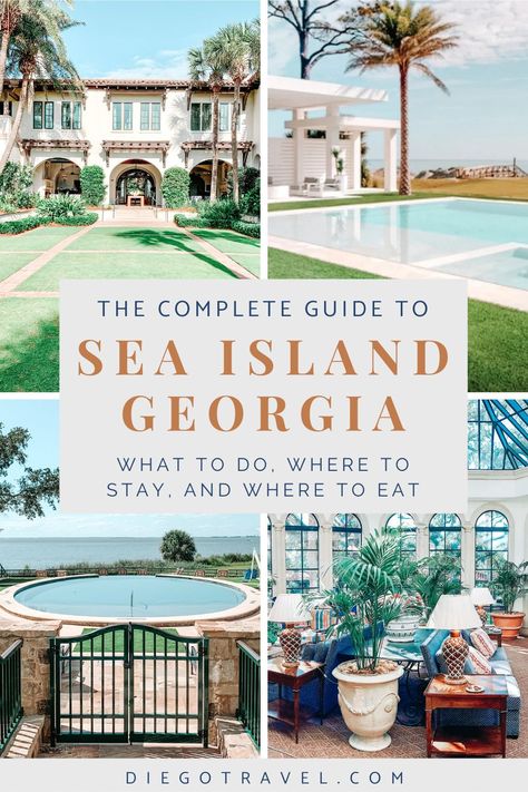 Sea Island Resort Georgia, Sea Island Georgia Homes, The Cloister Sea Island Georgia, Sapelo Island Georgia, Couple Travel Aesthetic, Georgia Islands, Wallpapers Travel, Travel Aesthetic Beach, Travel Girl Aesthetic