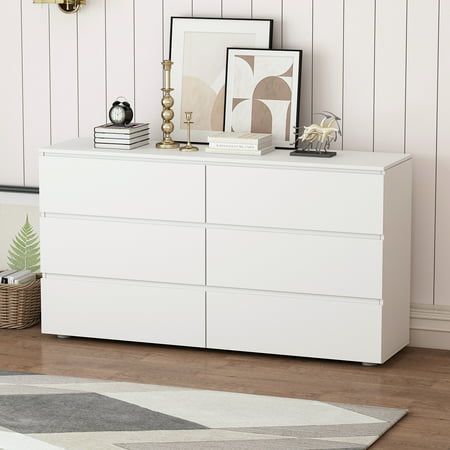 Dresser Wood, Modern Chest Of Drawers, College Living, Small Dresser, Wooden Storage Cabinet, Drawer Glides, White Dresser, Toddler Rooms, Wood Dresser